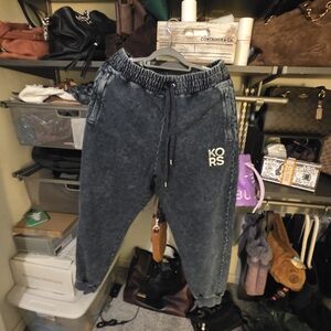 Michael Kors Blue Denim Joggers